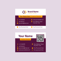 Wall Mural - simple modern business card template