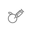© Anar - GMO, food icon. Element of bio engineering illustration. Thin line icon for website design and development, app development. Premium icon
