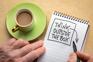 Canvas Print - think outside the box