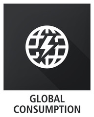 Wall Mural - GLOBAL CONSUMPTION ICON CONCEPT