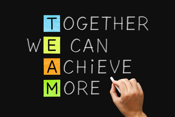 Wall Mural - TEAM Together We Can Achieve More