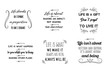 © Renat - Set of Calligraphy sayings for print. Vector Quotes about business and success