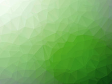 Green White Gradient Polygon Shaped Background