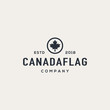 Maple leaf logo design concept. Universal maple leaf logo.