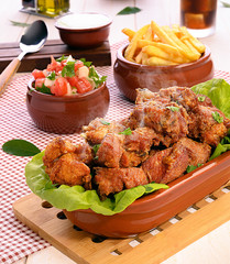 Frango a Passarinho - Traditional Brazilian Fried Chicken