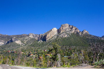 View of beautiful Mount Charleston Nevada