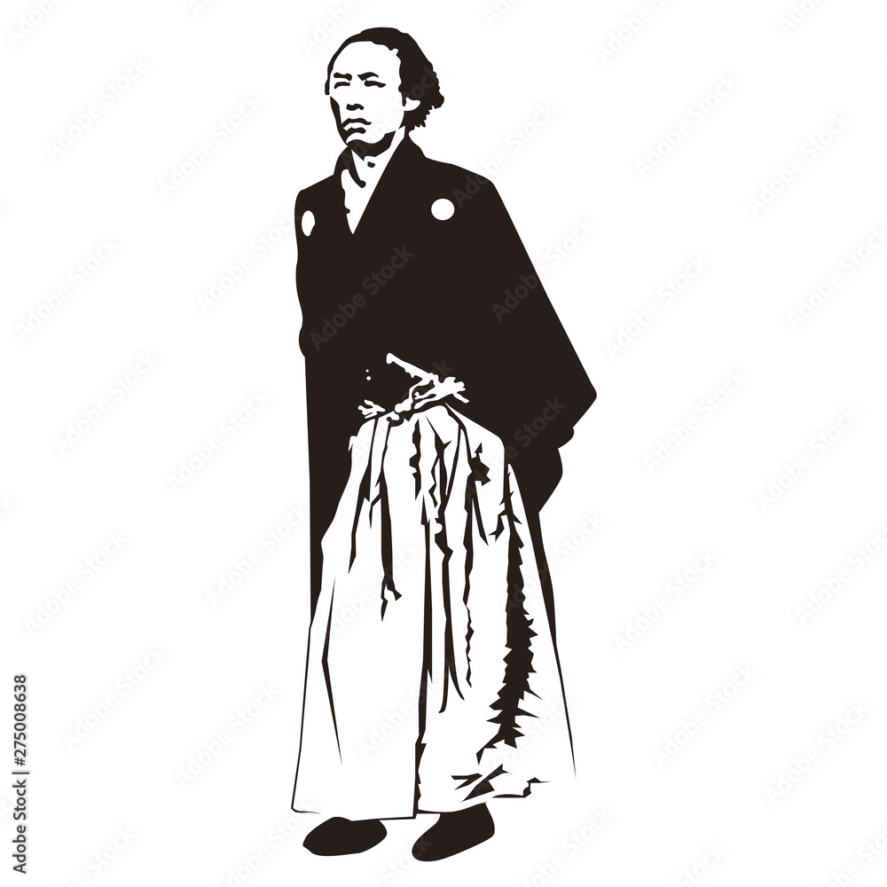 坂本龍馬 Stock Illustration | Adobe Stock
