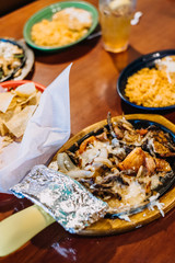 Wall Mural - Mexican food dishes on a table