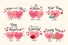 Cute Cartoon Hearts