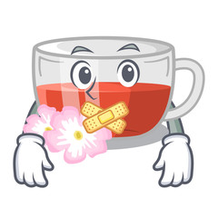 Sticker - Silent rosehip tea in the character shape