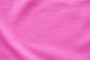 Wall Mural - pink cotton fabric texture closeup background