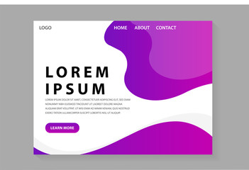 website template design illustration vector eps10
