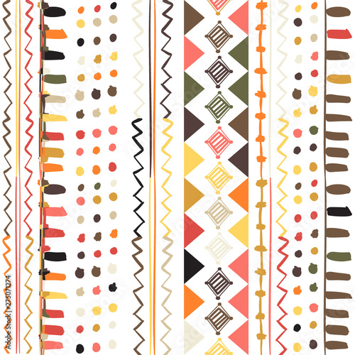 Wrapping textile sample shapes Tableau sur Toile
