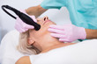 © JackF - Senior woman face during cryolipolyse