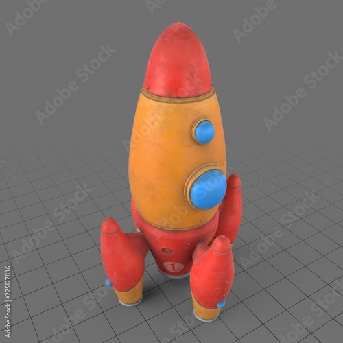 vintage rocket toy