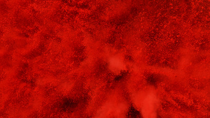 Wall Mural - Explosion of red powder.