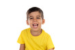 © Gelpi - Happy dark child with yellow t-shirt