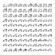 © bigpa - hand drawn car, vehicle icons set