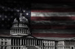 Washington DC capitol cracked