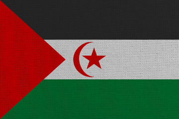 Wall Mural - Sahrawi Arab Democratic Republic fabric flag