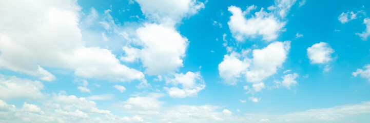 Wall Mural - beautiful blue sky cloudsfor background. panorama of sky.