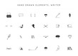 © julia_khimich - Set of vector hand drawn icons. Writing, copywrite and publishing theme.
