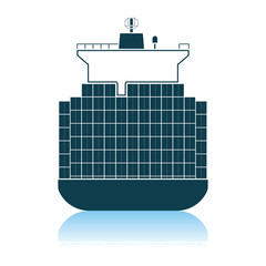 Sticker - Container Ship Icon