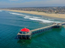 A Sunny Day On Huntington Beach Free Stock Photo - Public Domain Pictures