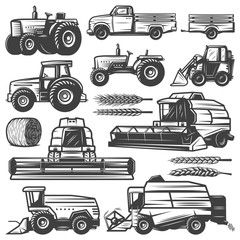 Poster - Vintage Harvesting Transport Collection