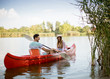 © BGStock72 - Loving couple rowing on the lake