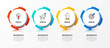 © kuliperko - Infographic design template. Creative concept with 4 steps