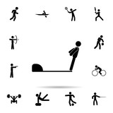 Fototapeta  - swimmer diving icon. Universal set of Sport for website design and development, app development