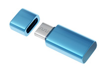Blue Usb-c Flash Stick