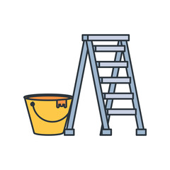 Sticker - under construction bucket tool design