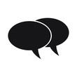 Chat icon, sms icon, comments icon, speech bubbles icon vector flat design