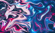 Pink blue liquid fluid abstract marble texture