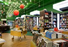 Spacious Bookstore Interior