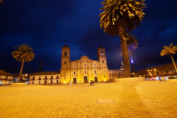 Zipaquirá, Cundinamarca, Colombia. January 6, 2007: Diocesan Cathedral of San Antonio de Padua