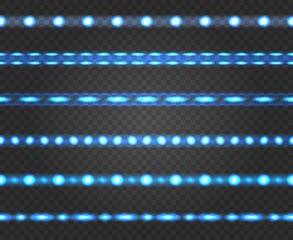 Wall Mural - led light strips