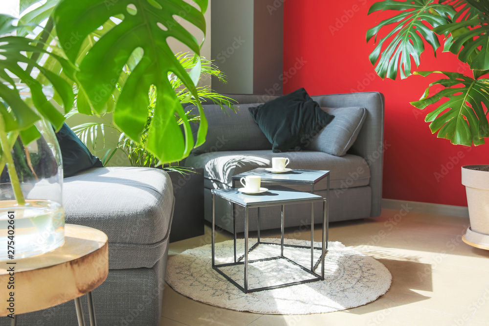 Interior of modern comfortable room