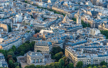 France, 16th Arrondissement Of Paris, View From The Eiffel Tower (Palais Galliera, Eglise Saint-Pierre-de-Chaillot)