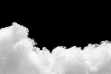 Wall Mural - clouds over black background .abstract drak.