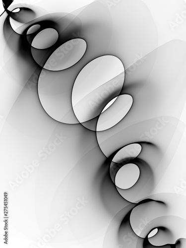 Dekoracja na wymiar  abstrakcyjna-spirala