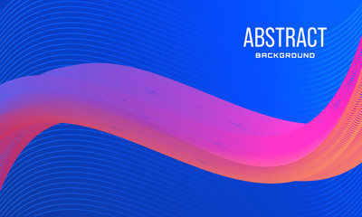 Abstract background Waves 2.2 blue