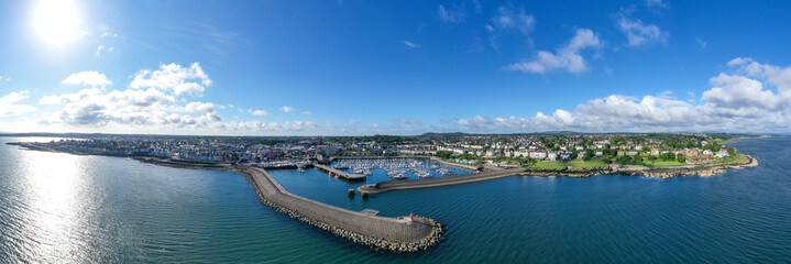 Bangor seafront and marina, Northern Ireland