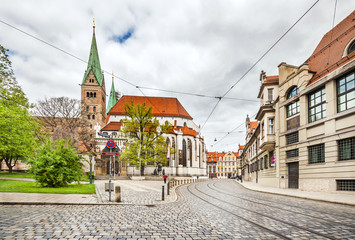 The beautiful cathedral of Augsburg