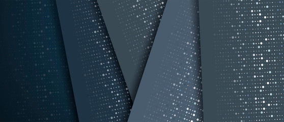 Aufkleber - Abstract tech background. Futuristic technology interface