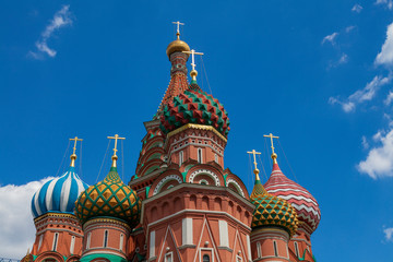 st basils cathedral on red square in moscow russia