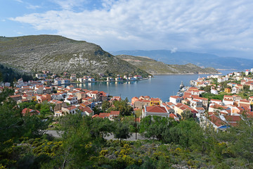 Poster - Hafenbecken von Kastelorizo (Megisti), Griechenland - Port of the Greek island Kastellorizo