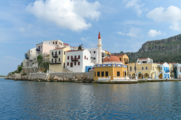 Wall Mural - Hafenbecken von Kastelorizo (Megisti), Griechenland - Port of the Greek island Kastellorizo